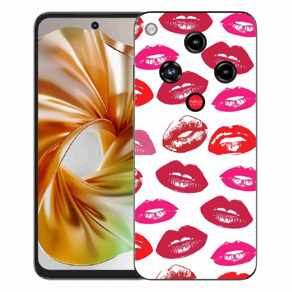Gelový kryt mmCase na ZTE Nubia Focus 2 - rty