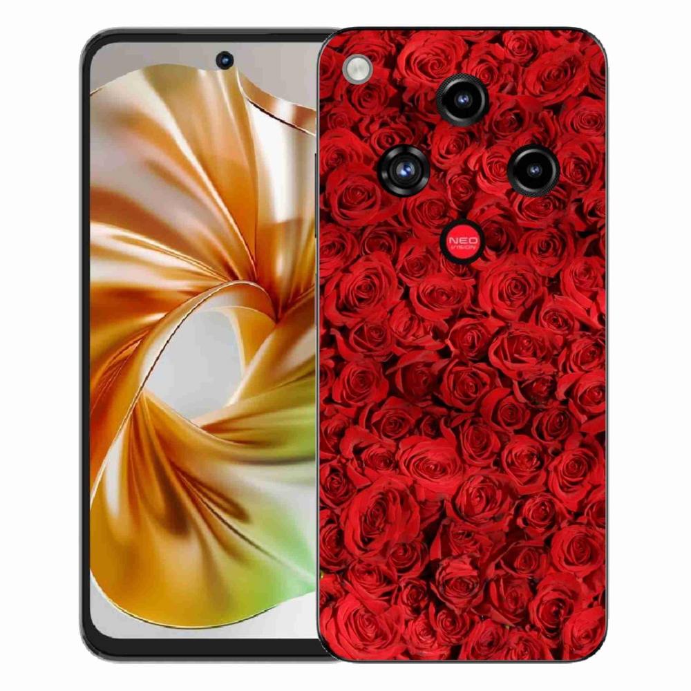 Gelový kryt mmCase na ZTE Nubia Focus 2 - růže
