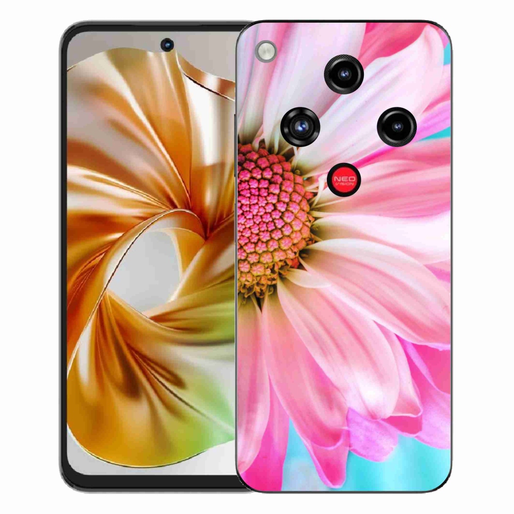 Gelový kryt mmCase na ZTE Nubia Focus 2 - růžová květina