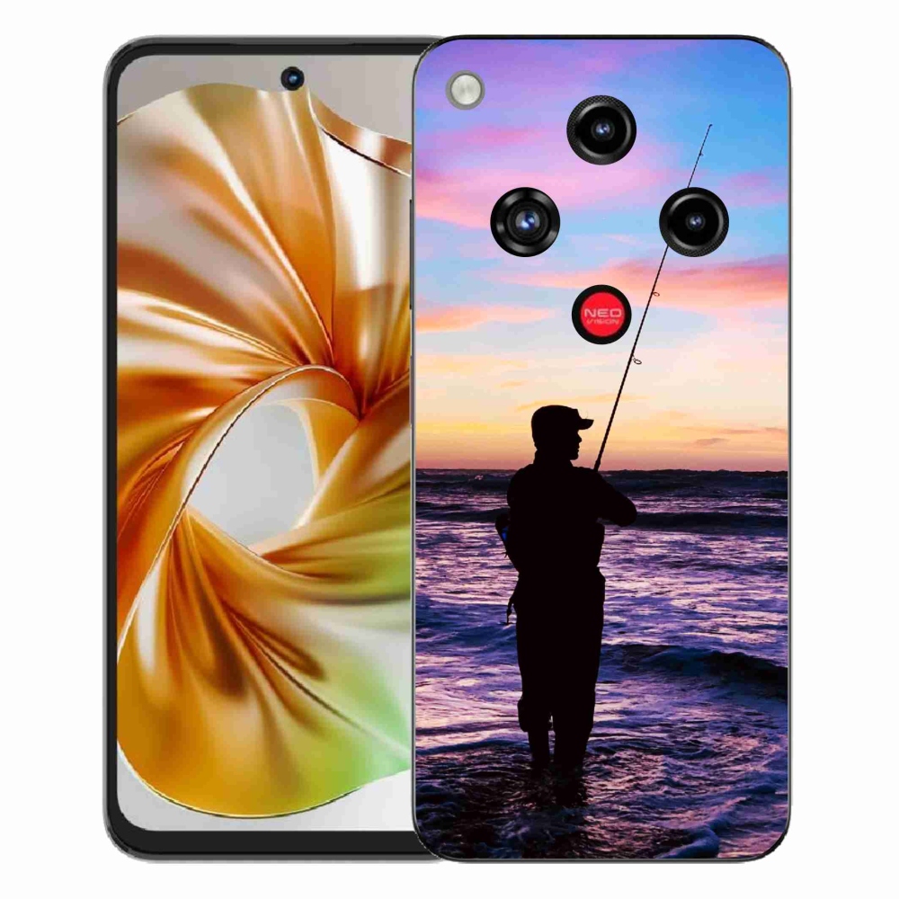 Gelový kryt mmCase na ZTE Nubia Focus 2 - rybaření 1