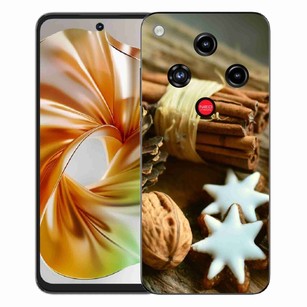 Gelový kryt mmCase na ZTE Nubia Focus 2 - skořice a perníčky