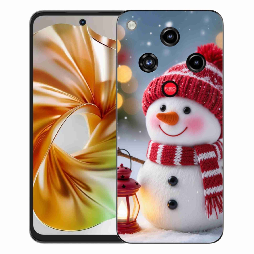 Gelový kryt mmCase na ZTE Nubia Focus 2 - sněhulák 2
