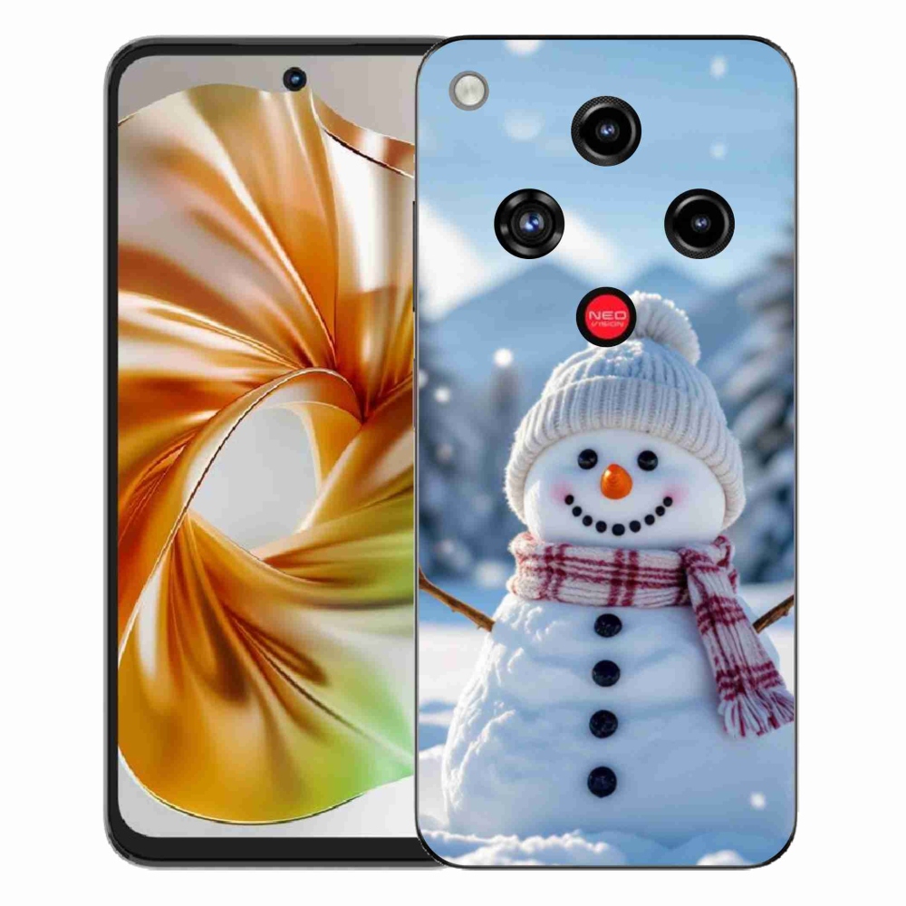 Gelový kryt mmCase na ZTE Nubia Focus 2 - sněhulák 3