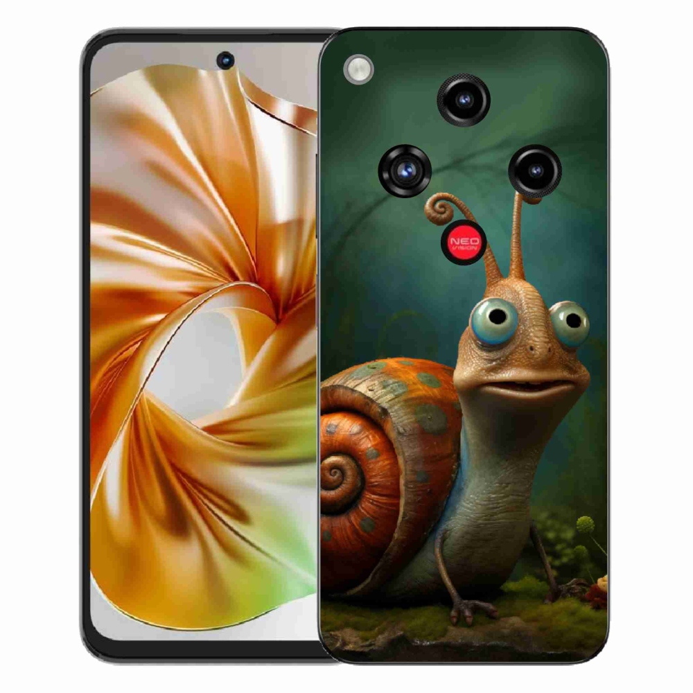 Gelový kryt mmCase na ZTE Nubia Focus 2 - šnek