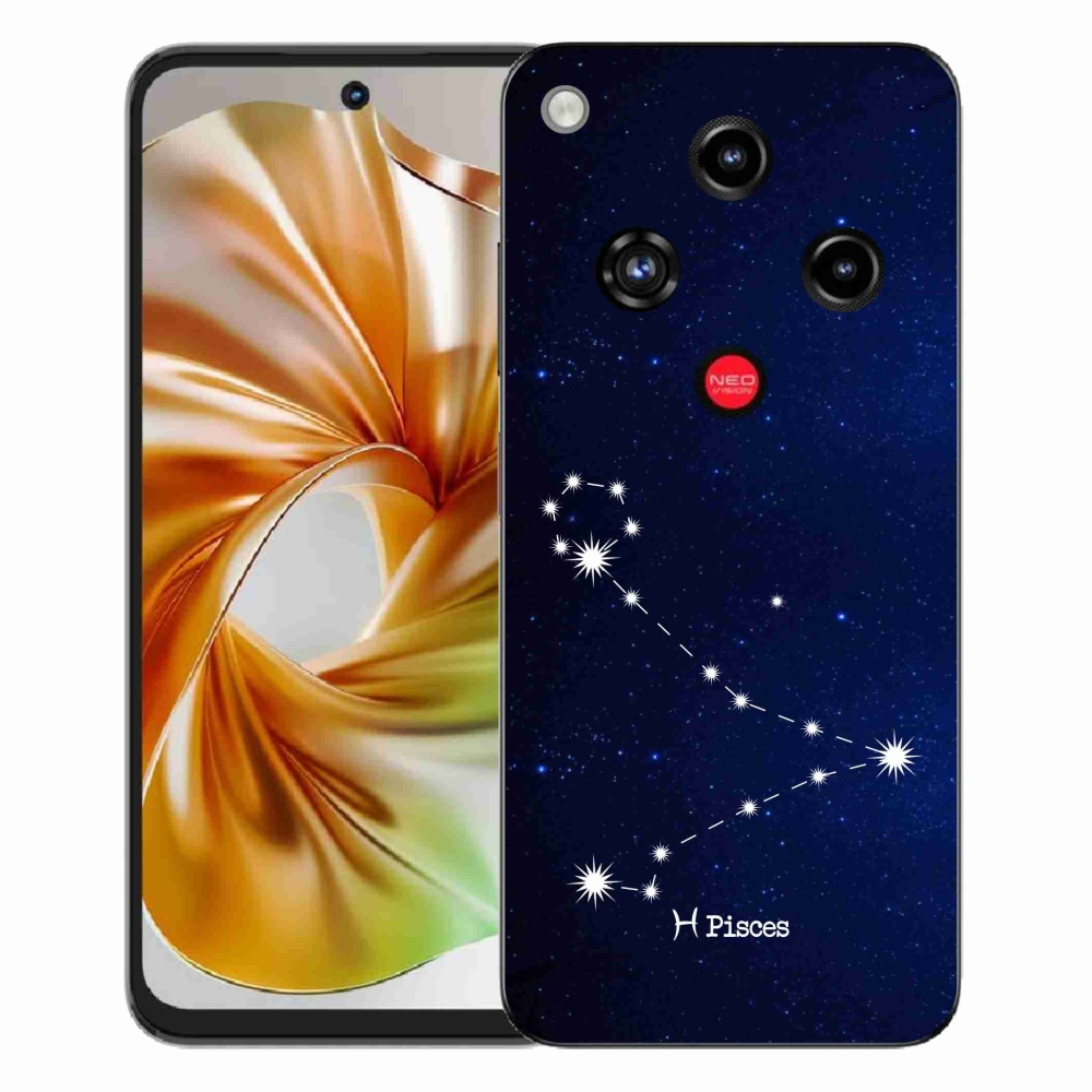 Gelový kryt mmCase na ZTE Nubia Focus 2 - souhvězdí Ryby