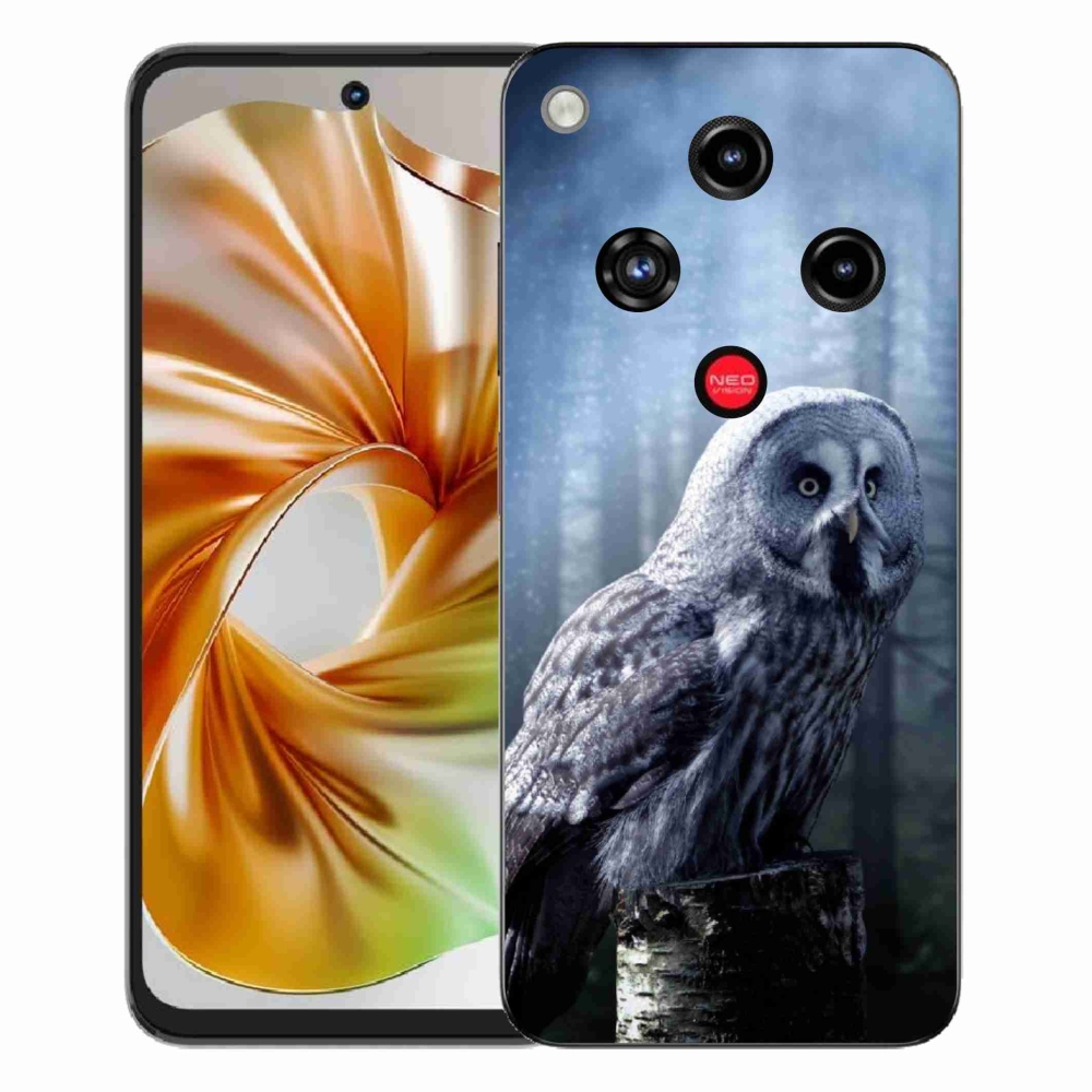 Gelový kryt mmCase na ZTE Nubia Focus 2 - sova