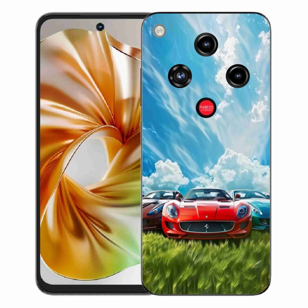 Gelový kryt mmCase na ZTE Nubia Focus 2 - sportovní vozy