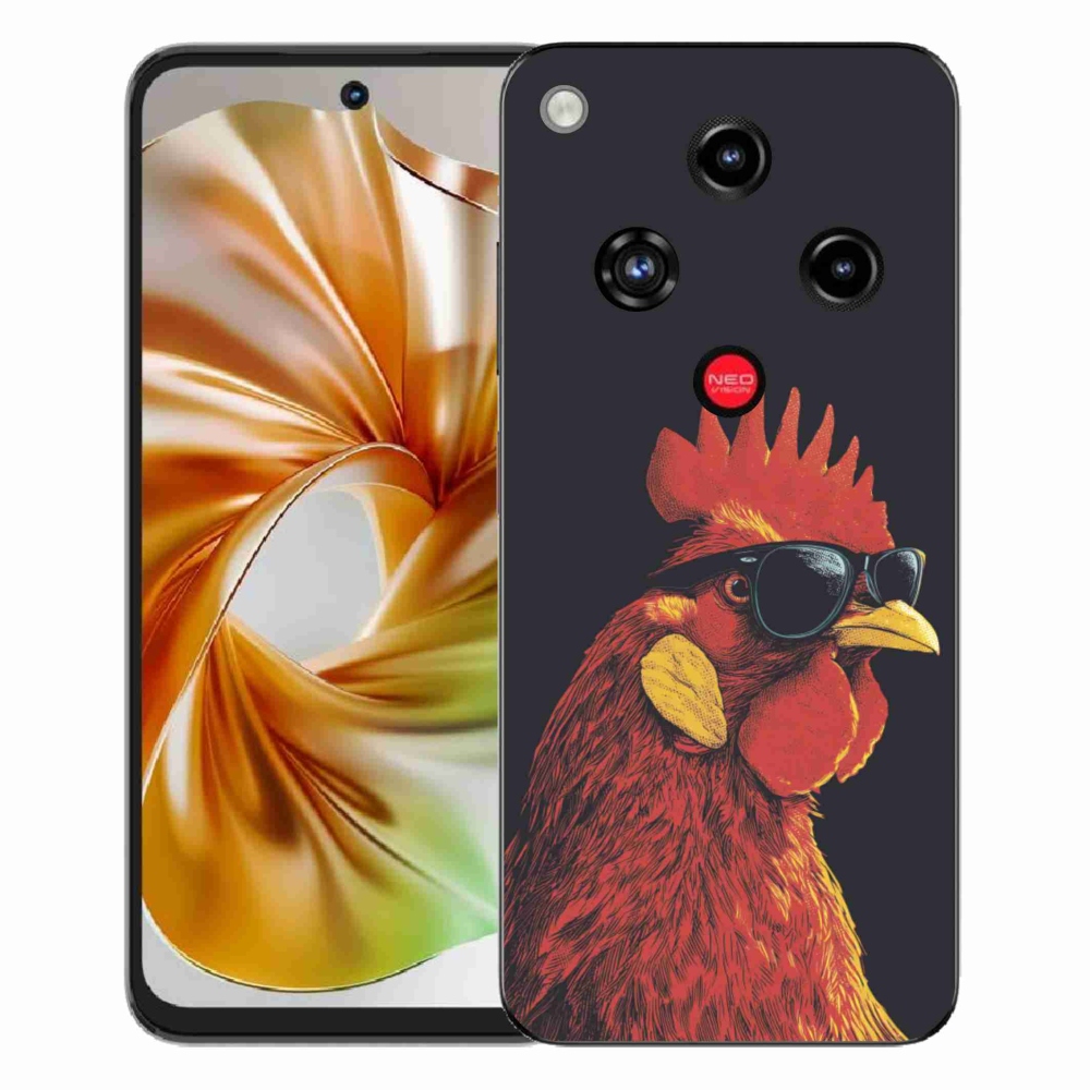 Gelový kryt mmCase na ZTE Nubia Focus 2 - stylový kohout