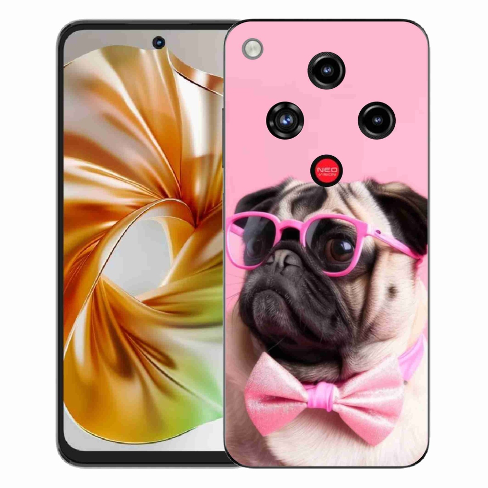 Gelový kryt mmCase na ZTE Nubia Focus 2 - stylový mops