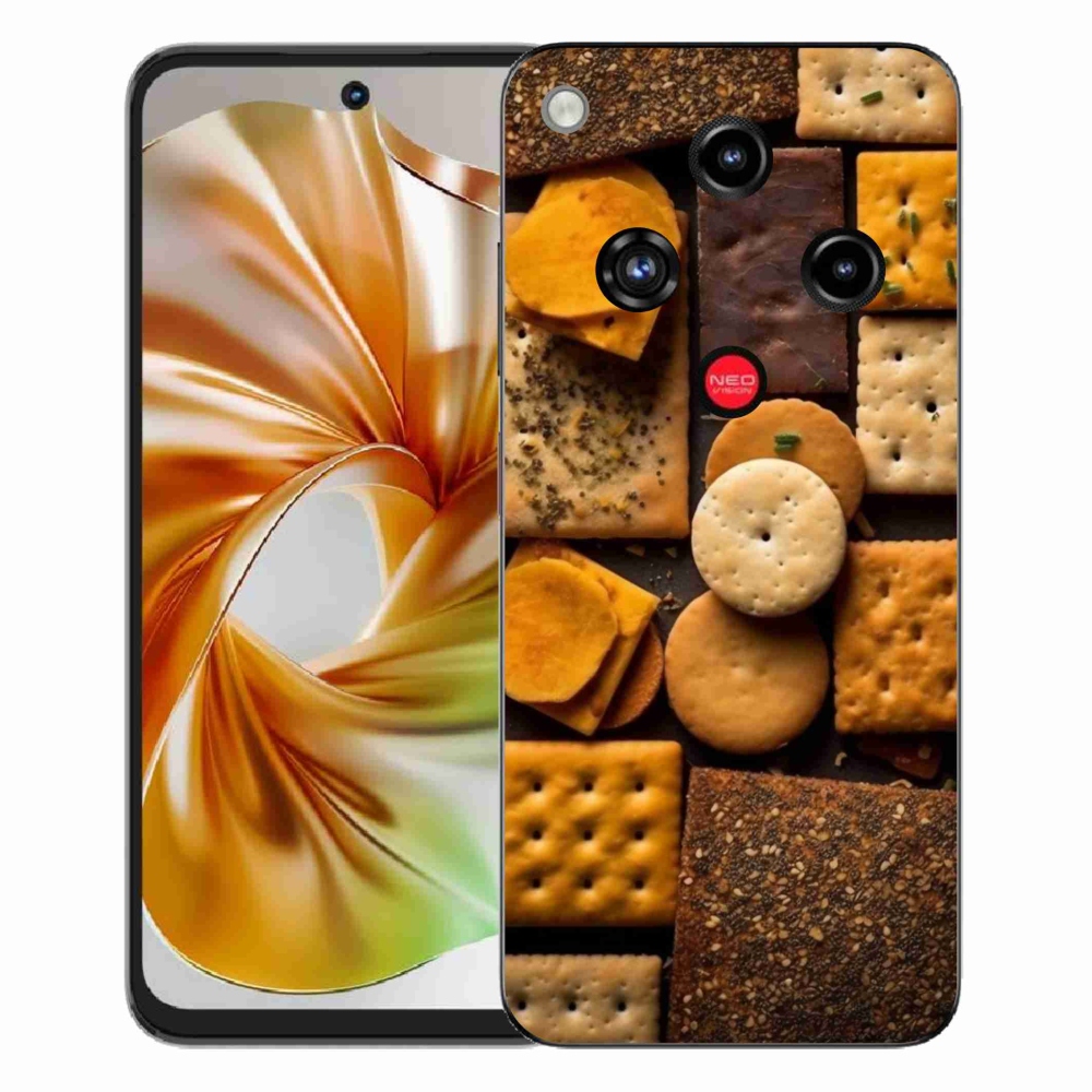 Gelový kryt mmCase na ZTE Nubia Focus 2 - sušenky