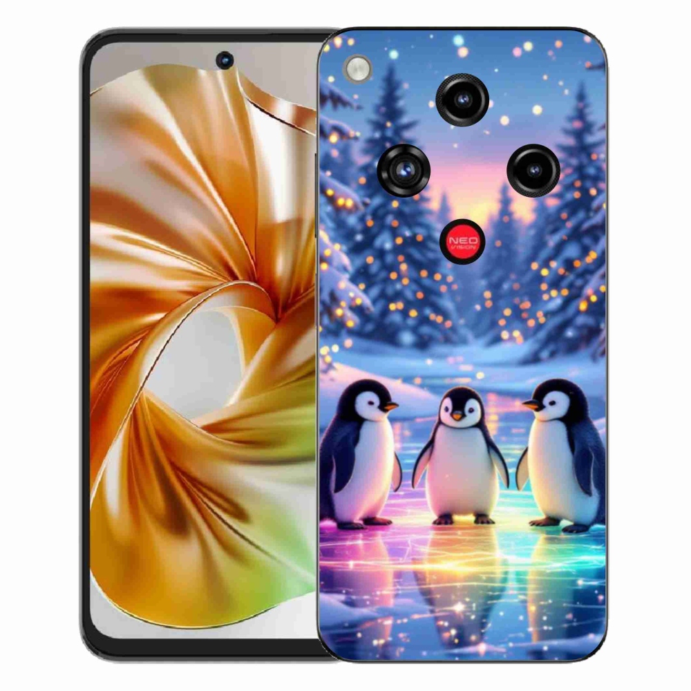 Gelový kryt mmCase na ZTE Nubia Focus 2 - tučnáci