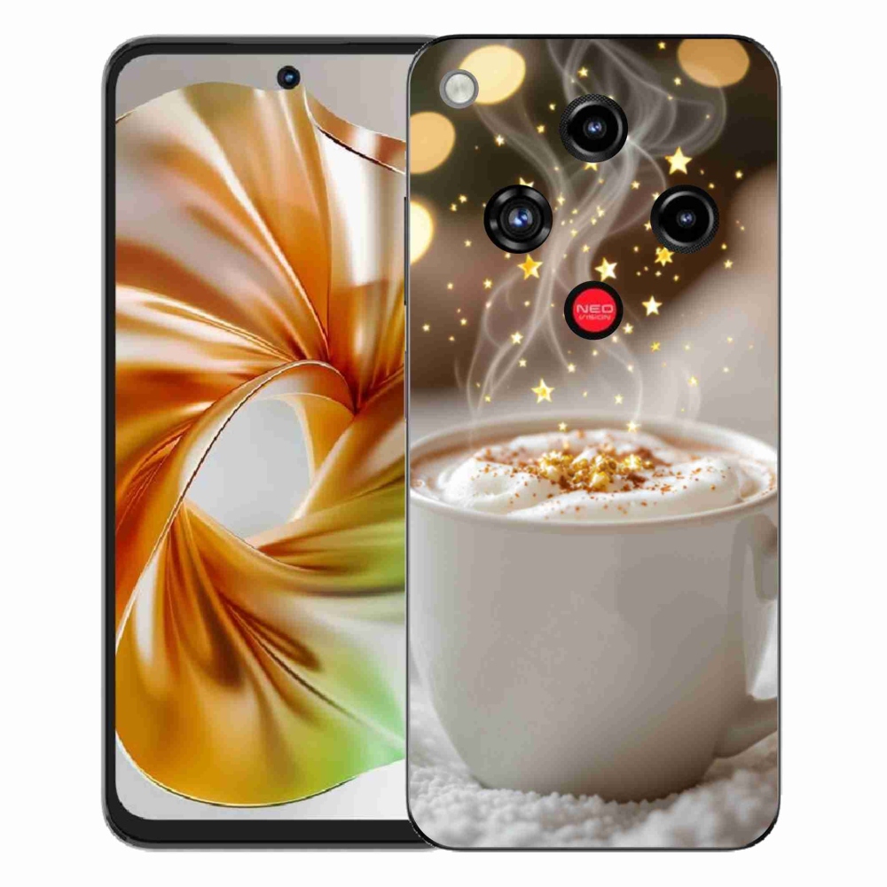 Gelový kryt mmCase na ZTE Nubia Focus 2 - vánoční horký nápoj