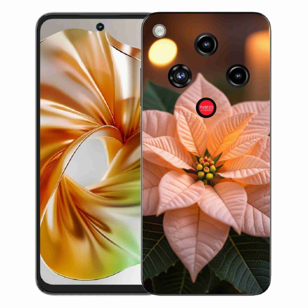 Gelový kryt mmCase na ZTE Nubia Focus 2 - vánoční hvězda