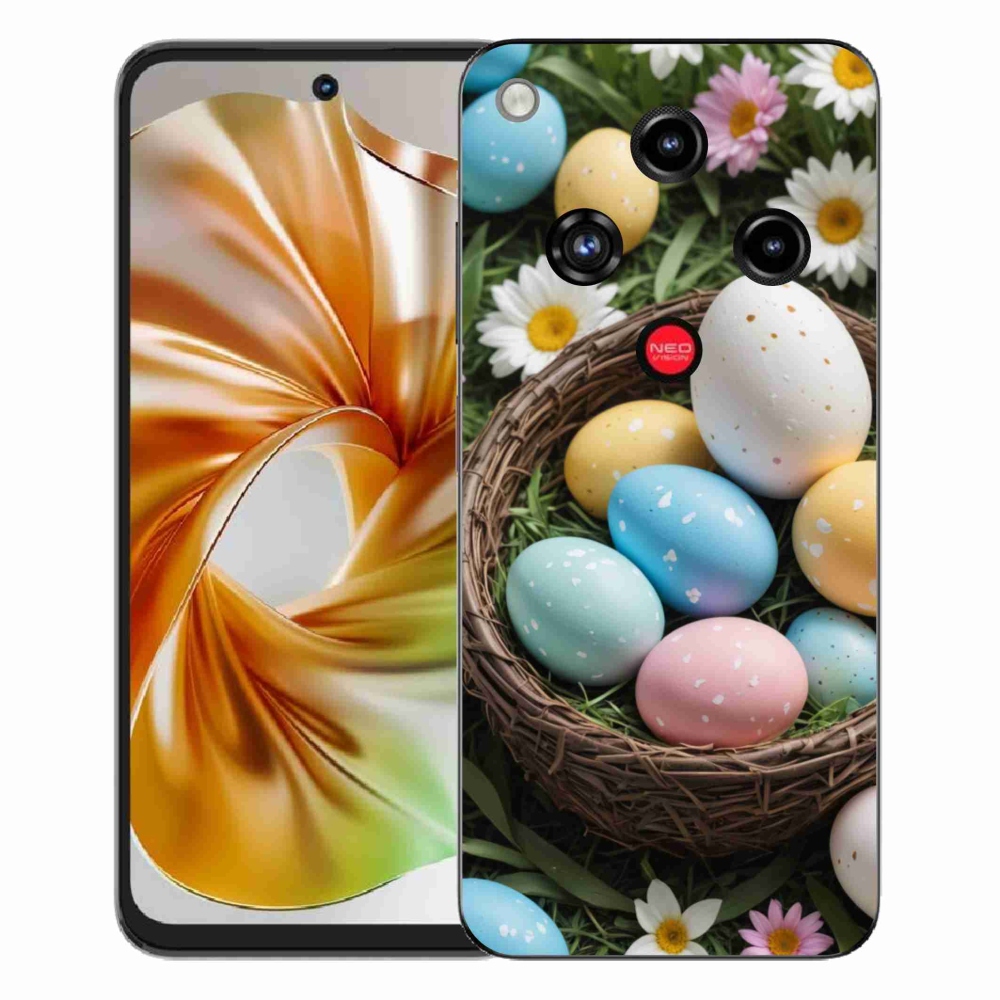 Gelový kryt mmCase na ZTE Nubia Focus 2 - velikonoční vajíčka 2