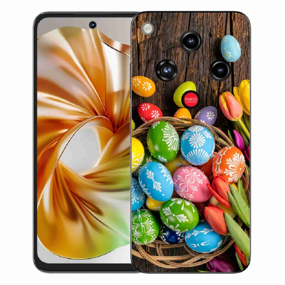 Gelový kryt mmCase na ZTE Nubia Focus 2 - velikonoční vajíčka