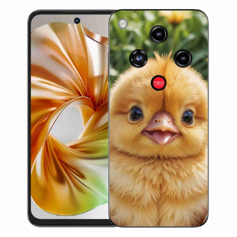 Gelový kryt mmCase na ZTE Nubia Focus 2 - veselé kuřátko