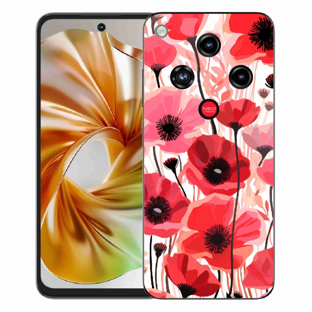 Gelový kryt mmCase na ZTE Nubia Focus 2 - vlčí mák 1