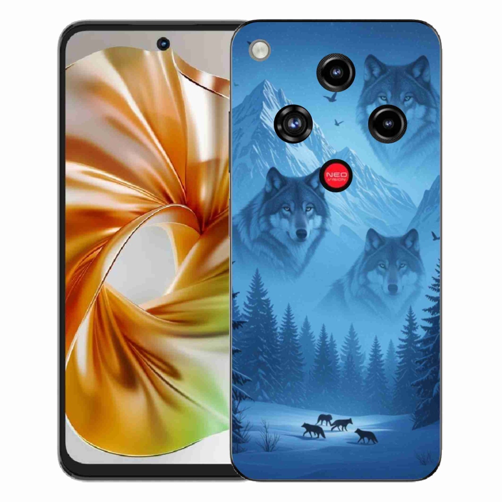 Gelový kryt mmCase na ZTE Nubia Focus 2 - vlčí smečka