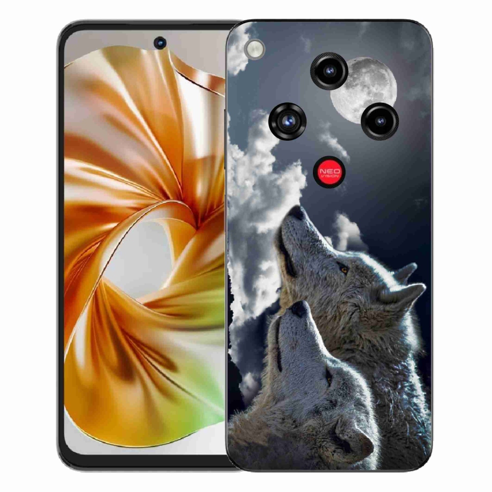 Gelový kryt mmCase na ZTE Nubia Focus 2 - vlci