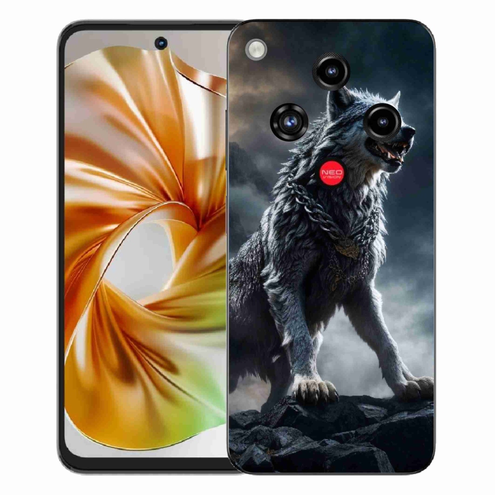 Gelový kryt mmCase na ZTE Nubia Focus 2 - vlk 1