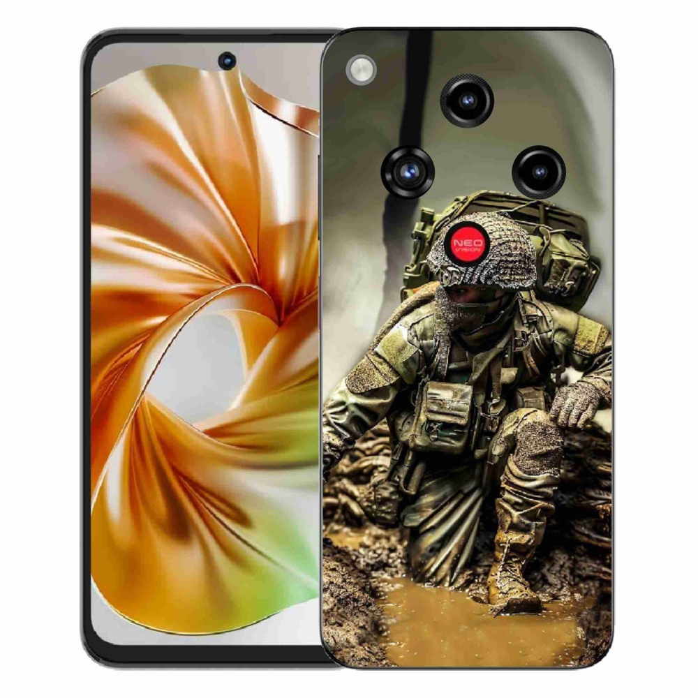 Gelový kryt mmCase na ZTE Nubia Focus 2 - voják