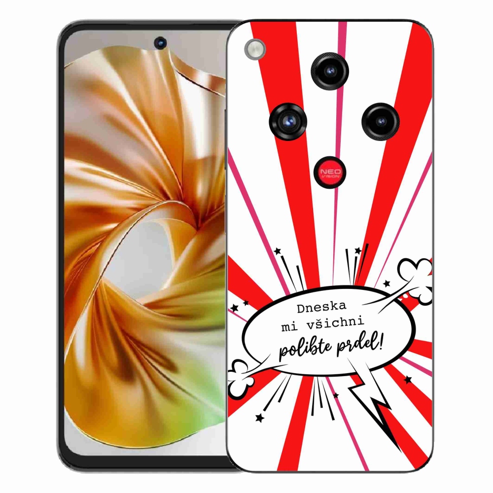 Gelový kryt mmCase na ZTE Nubia Focus 2 - vtipný text 15 bílé pozadí
