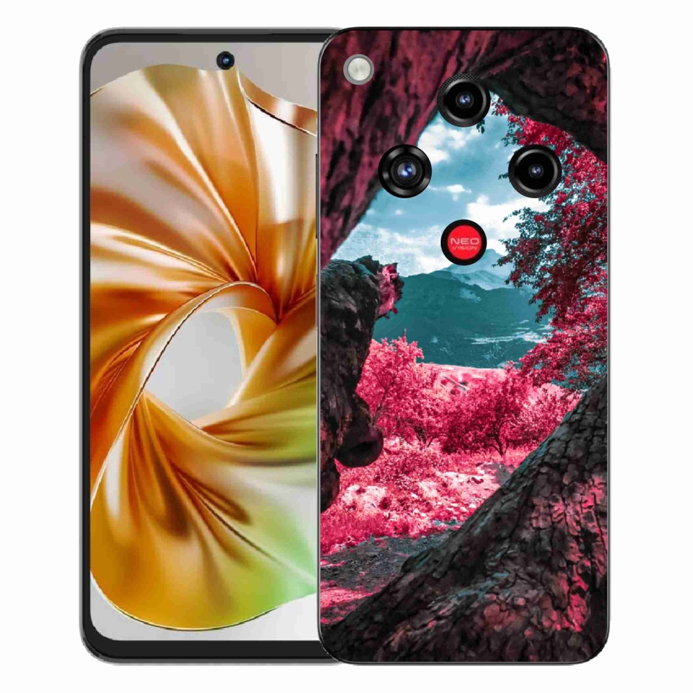 Gelový kryt mmCase na ZTE Nubia Focus 2 - výhled na hory
