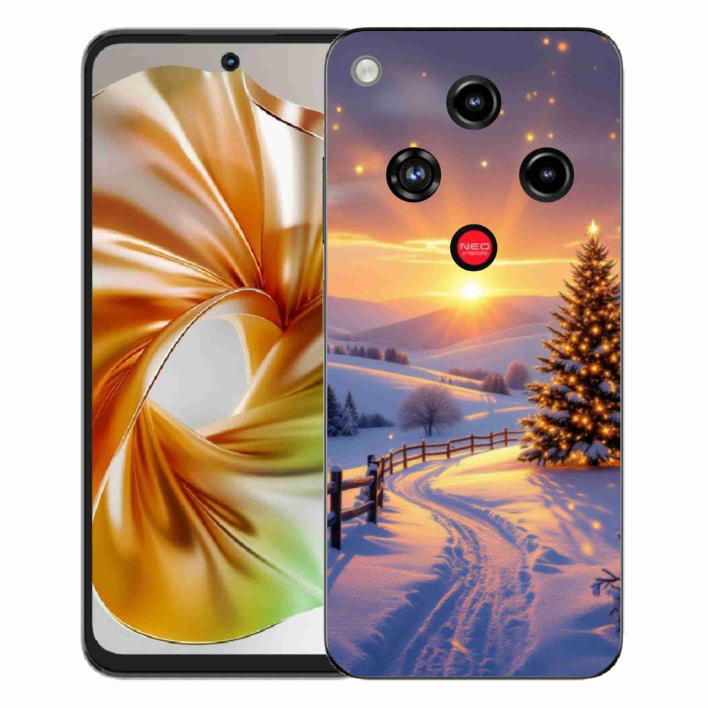 Gelový kryt mmCase na ZTE Nubia Focus 2 - zimní krajina