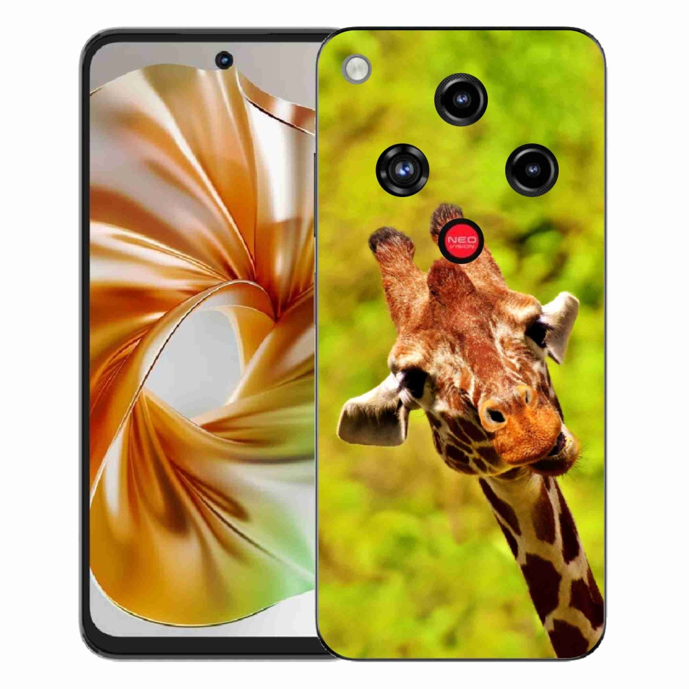 Gelový kryt mmCase na ZTE Nubia Focus 2 - žirafa