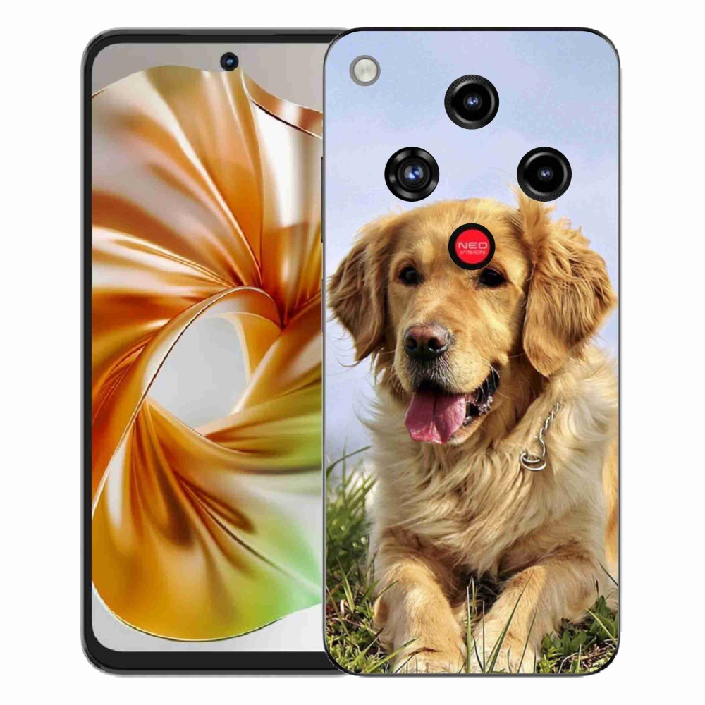 Gelový kryt mmCase na ZTE Nubia Focus 2 - zlatý retrívr
