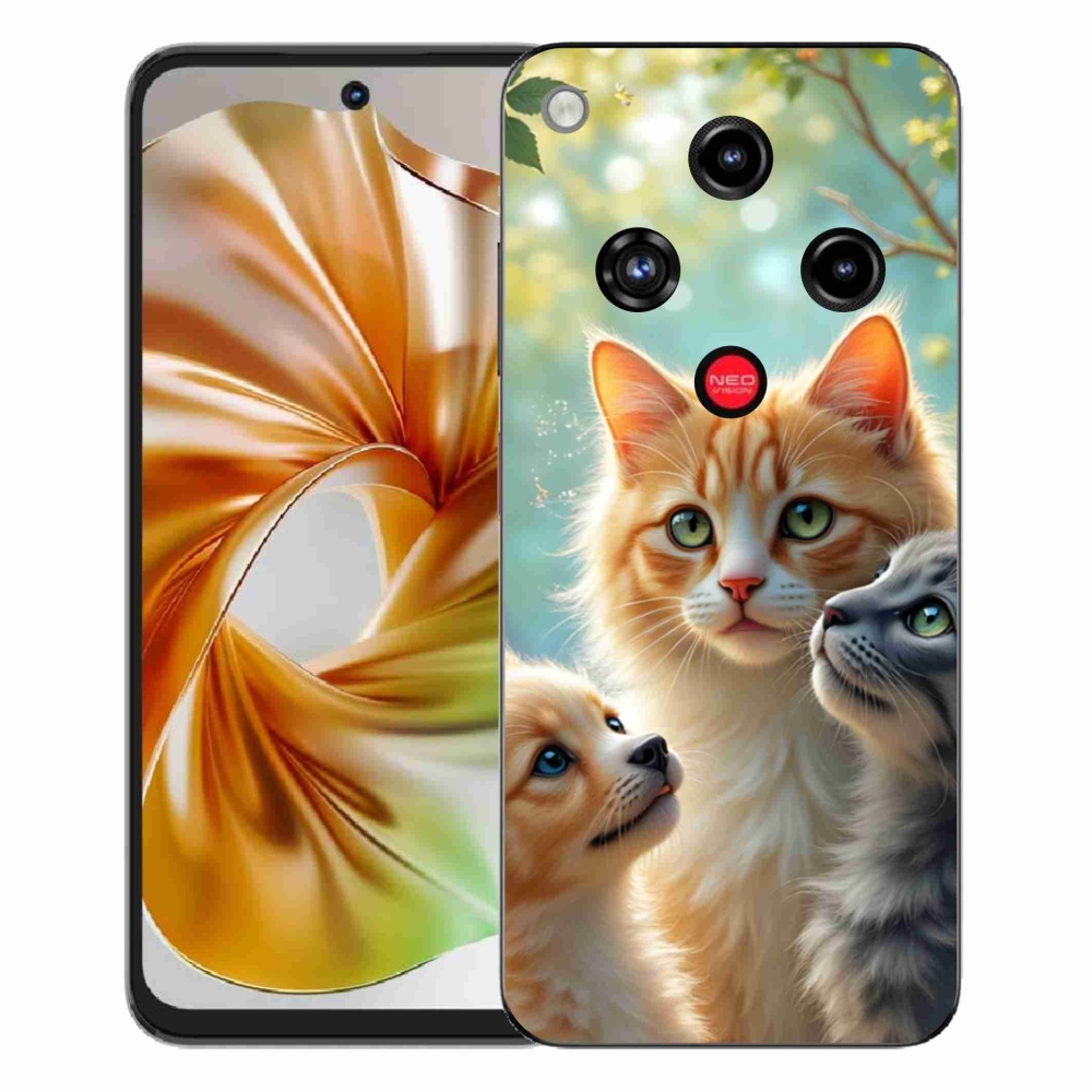 Gelový kryt mmCase na ZTE Nubia Focus 2 - zvířecí přátelství 2