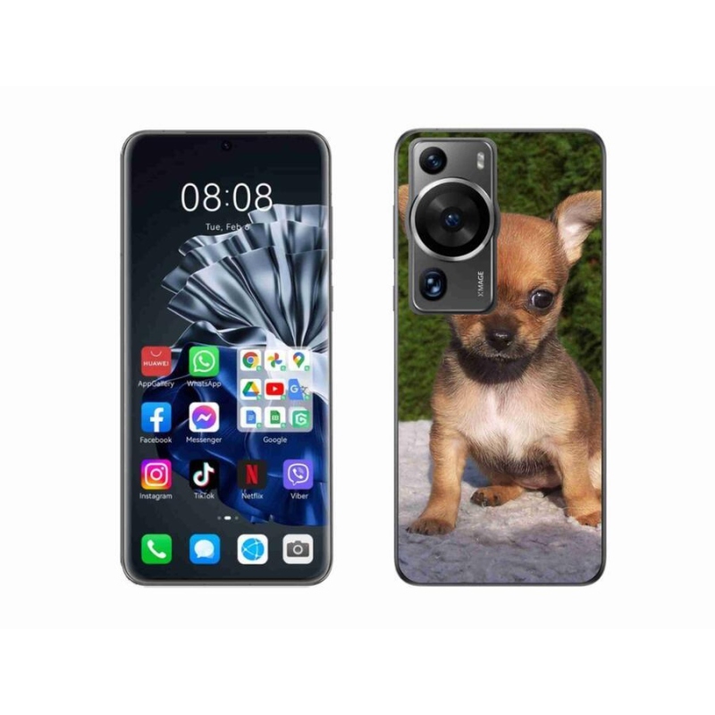Gelový obal mmCase na Huawei P60 Pro - čivava 3
