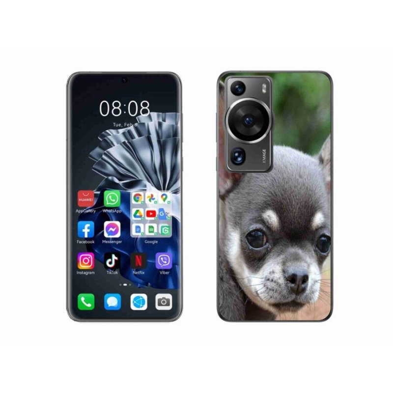 Gelový obal mmCase na Huawei P60 Pro - čivava