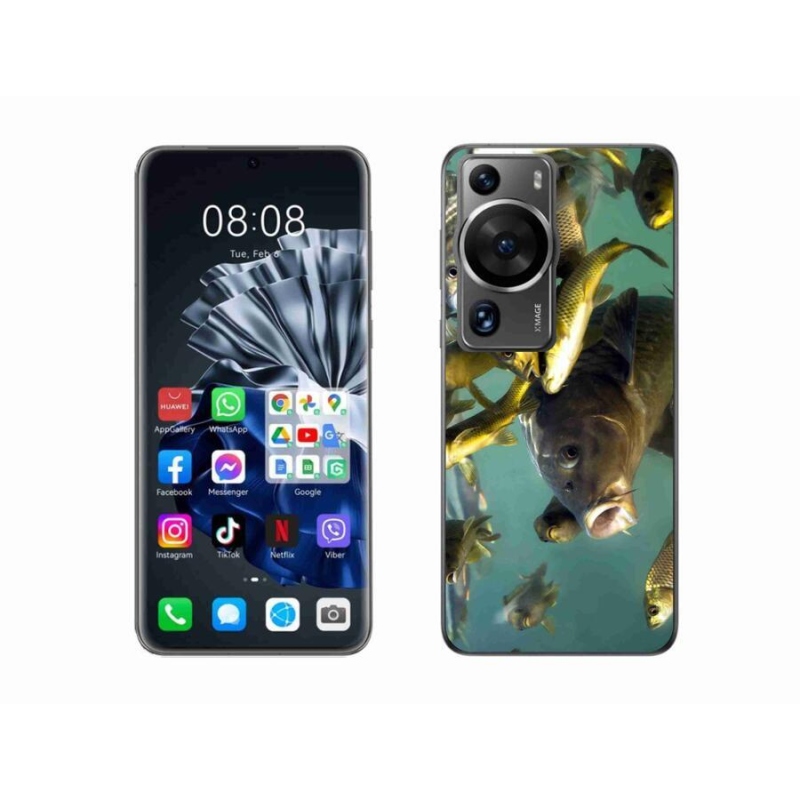 Gelový obal mmCase na Huawei P60 Pro - hejno ryb