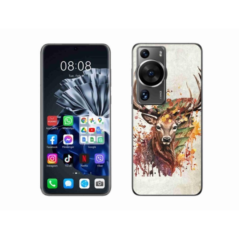 Gelový obal mmCase na Huawei P60 Pro - jelen 1