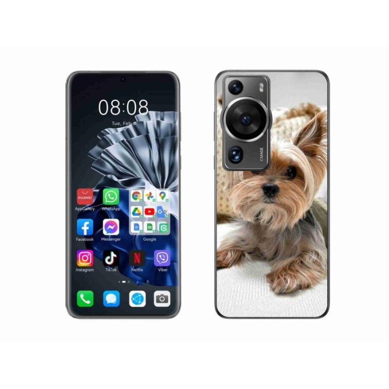 Gelový obal mmCase na Huawei P60 Pro - jorkšír 5