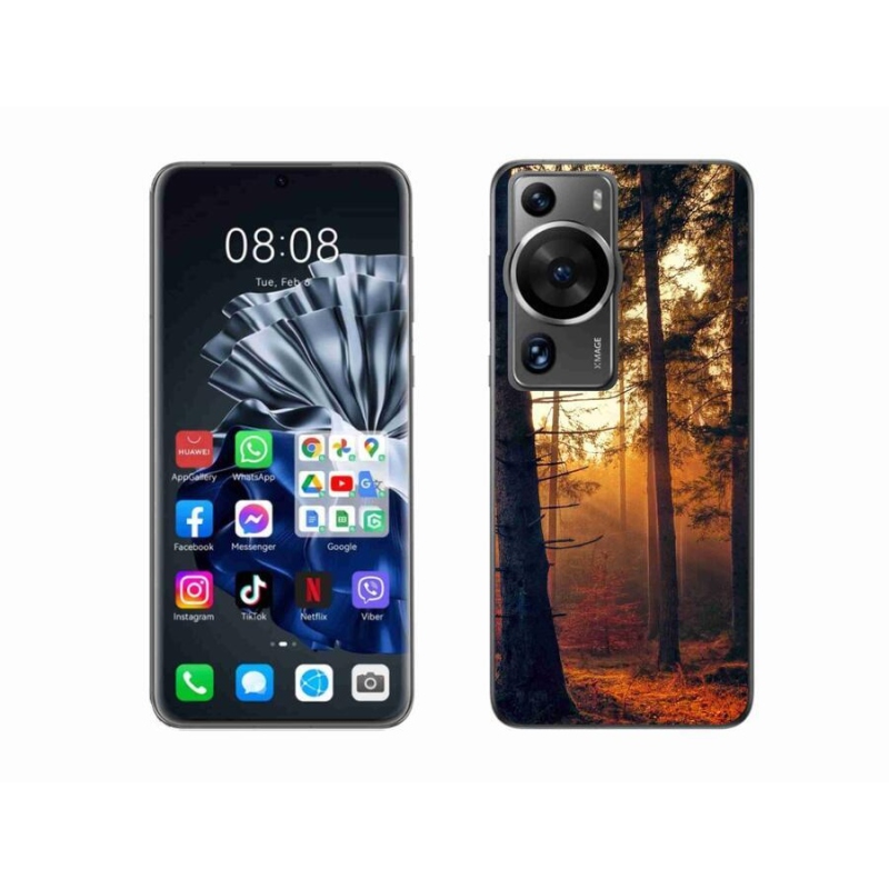 Gelový obal mmCase na Huawei P60 Pro - les