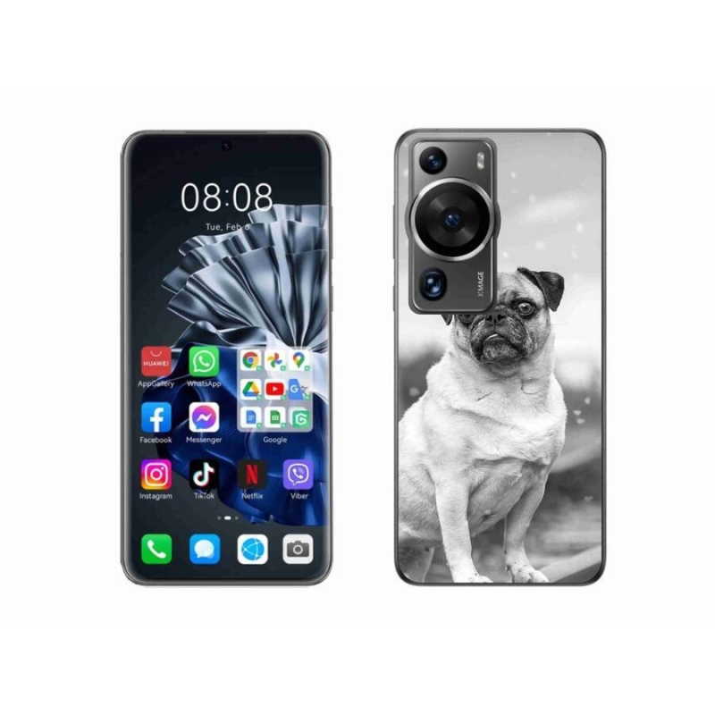 Gelový obal mmCase na Huawei P60 Pro - mops