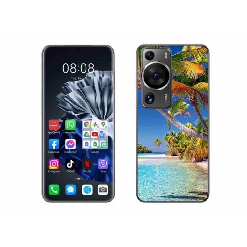 Gelový obal mmCase na Huawei P60 Pro - mořská pláž
