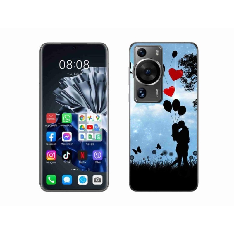 Gelový obal mmCase na Huawei P60 Pro - zamilovaný pár