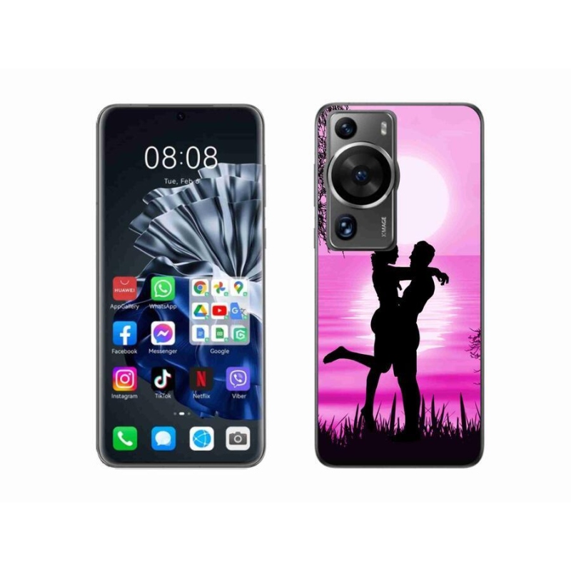 Gelový obal mmCase na Huawei P60 Pro - západ slunce