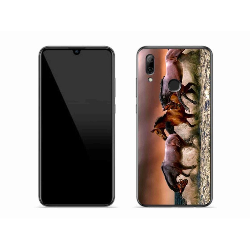 Gelový obal mmCase na mobil Honor 10 Lite - koně 1