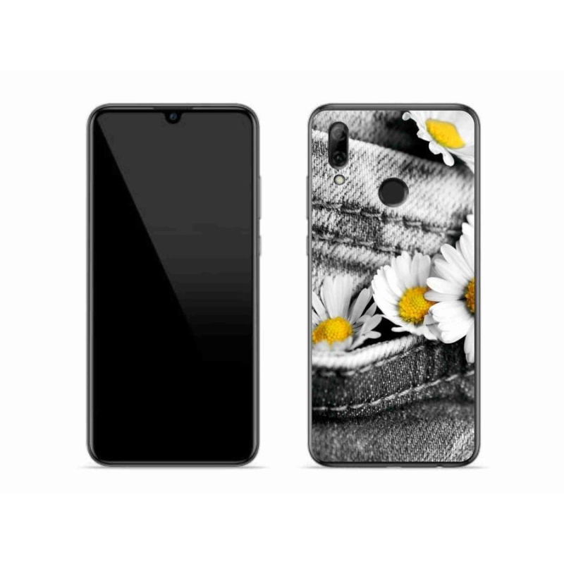 Gelový obal mmCase na mobil Honor 10 Lite - kopretiny