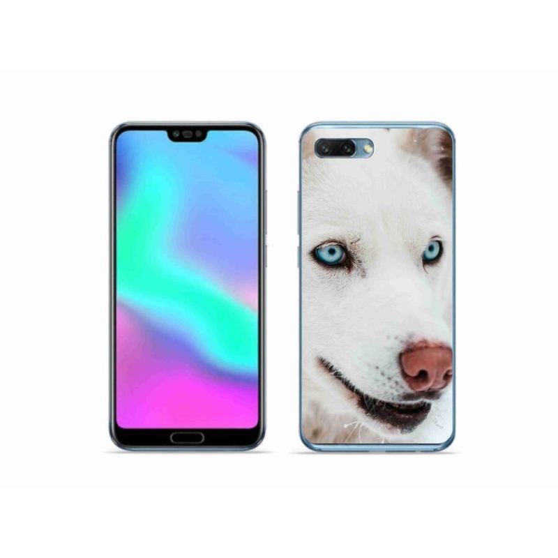 Gelový obal mmCase na mobil Honor 10 - psí pohled