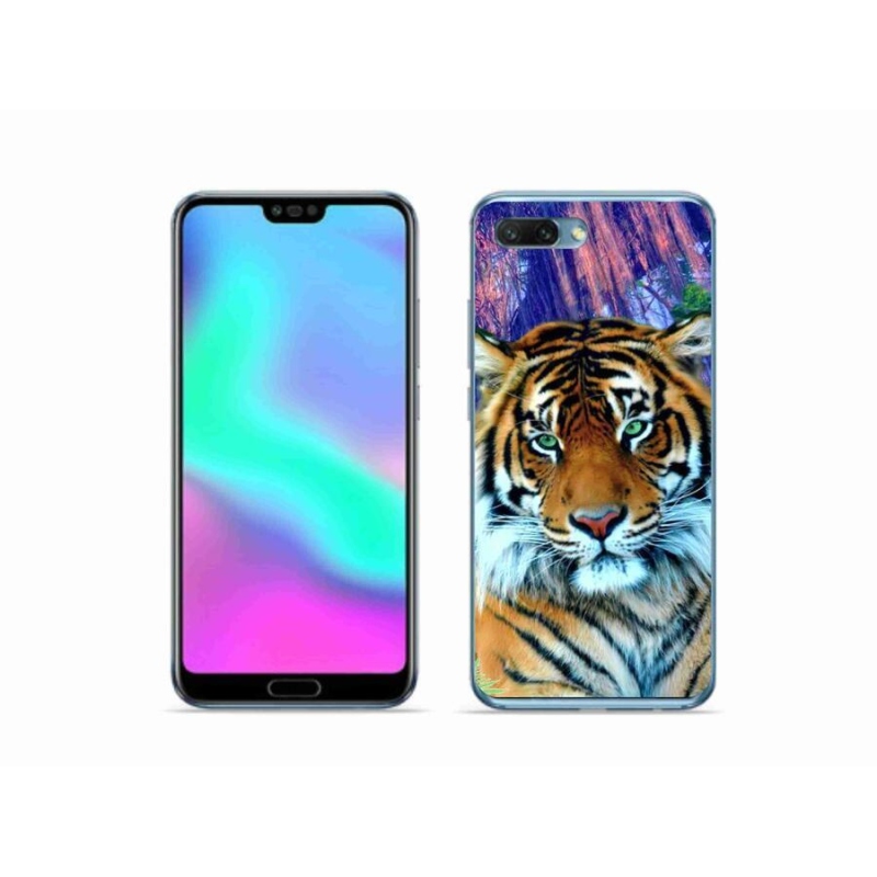 Gelový obal mmCase na mobil Honor 10 - tygr