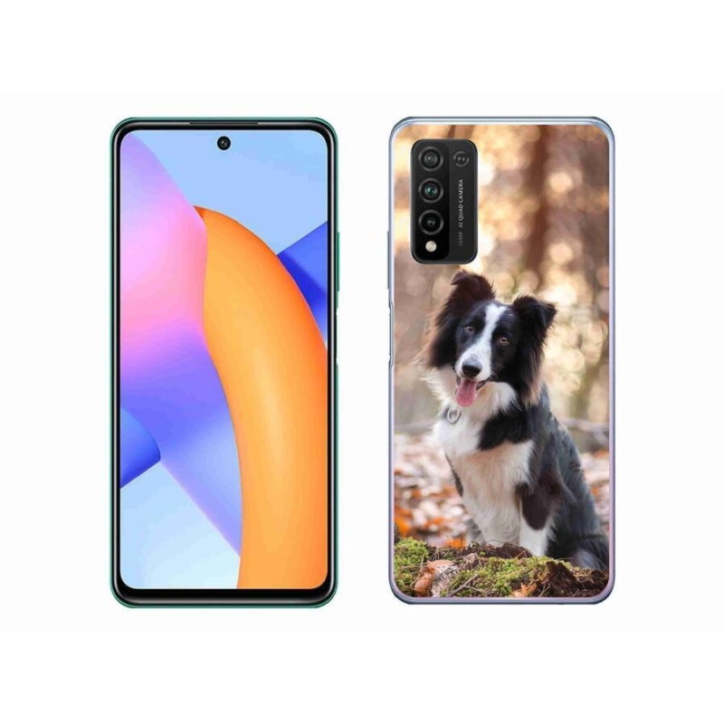 Gelový obal mmCase na mobil Honor 10X Lite - border kolie 1