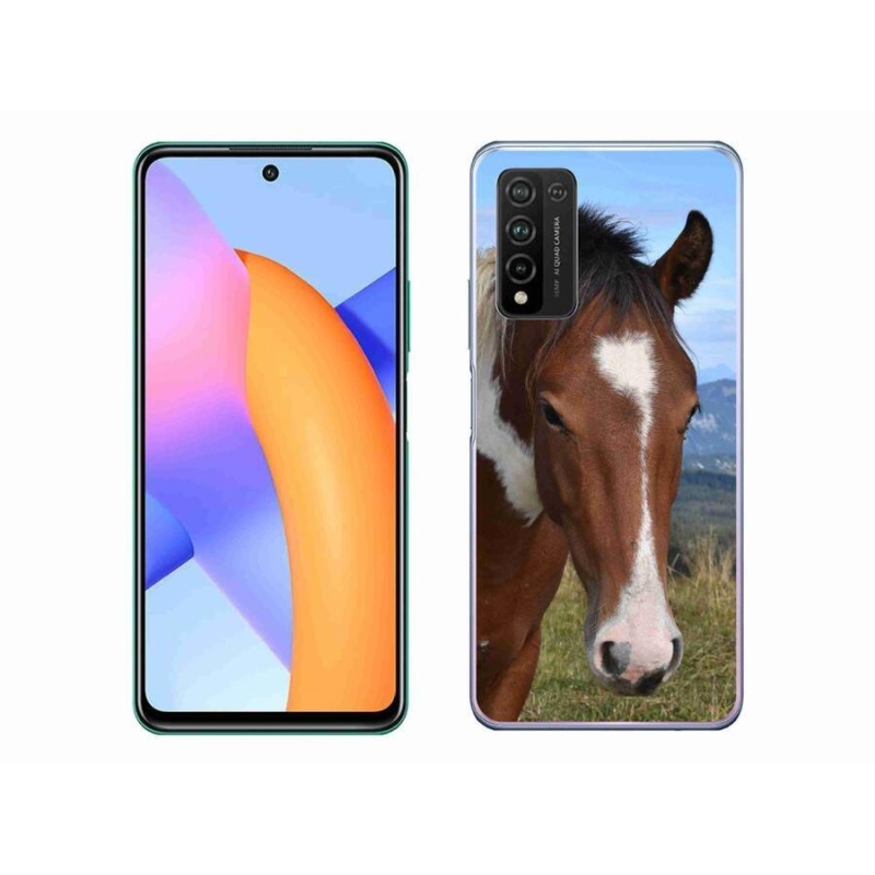 Gelový obal mmCase na mobil Honor 10X Lite - hnědý kůň