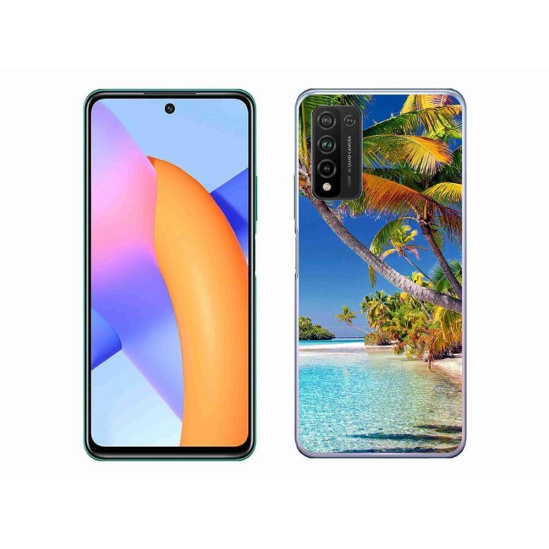 Gelový obal mmCase na mobil Honor 10X Lite - mořská pláž