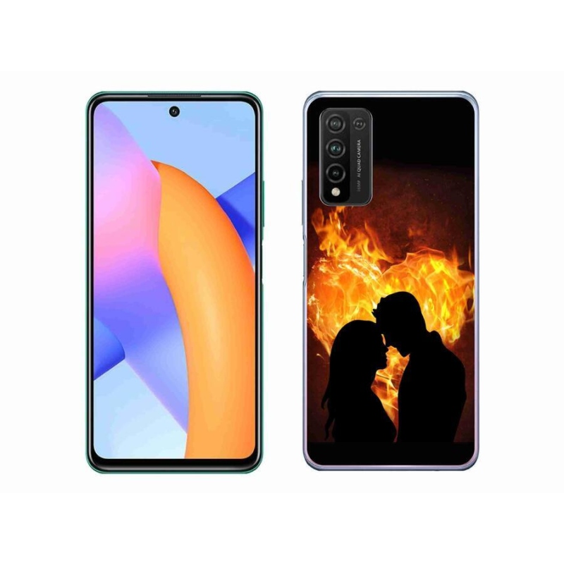Gelový obal mmCase na mobil Honor 10X Lite - ohnivá láska