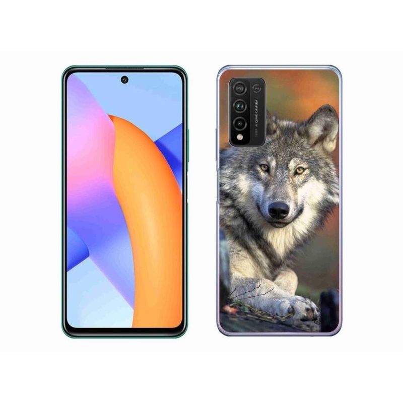 Gelový obal mmCase na mobil Honor 10X Lite - vlk